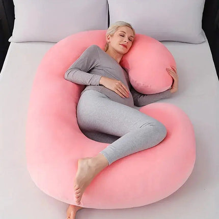 C-Shaped Support Pillow | Soft Contoured Design for Full-Body Relaxation 11