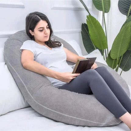 C-Shaped Support Pillow | Soft Contoured Design for Full-Body Relaxation 6