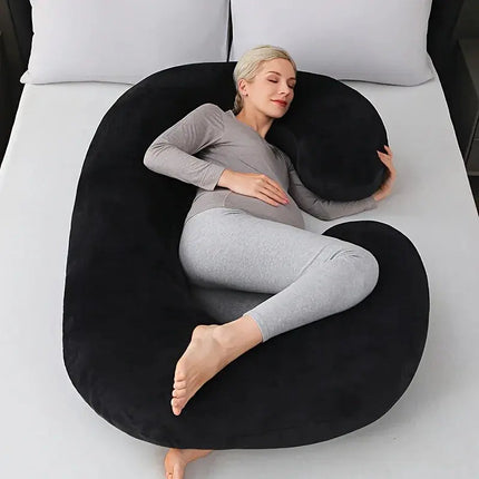 C-Shaped Support Pillow | Soft Contoured Design for Full-Body Relaxation 8