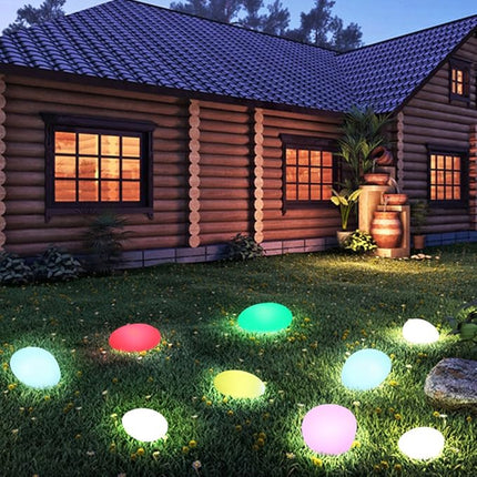 Cobblestone Garden Light with Remote Control | Weather-Resistant LED for Outdoor Ambiance