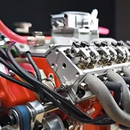 CISON | V8 Engine Model Kit with Real Ignition System | Metal Parts for Hands-On Engineering Experience 1