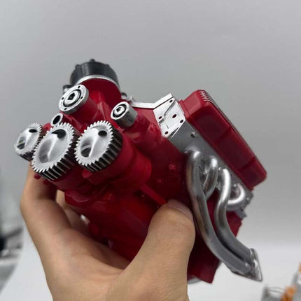 CISON | V8 Engine Model Kit with Real Ignition System | Metal Parts for Hands-On Engineering Experience 3