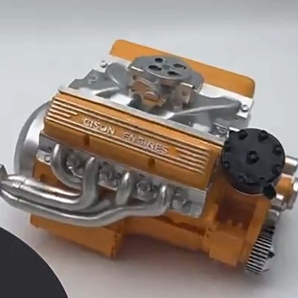 CISON | V8 Engine Model Kit with Real Ignition System | Metal Parts for Hands-On Engineering Experience 5