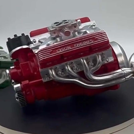 CISON | V8 Engine Model Kit with Real Ignition System | Metal Parts for Hands-On Engineering Experience 7