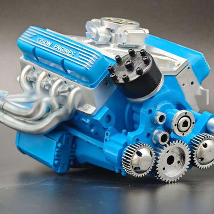 CISON | V8 Engine Model Kit with Real Ignition System | Metal Parts for Hands-On Engineering Experience 9