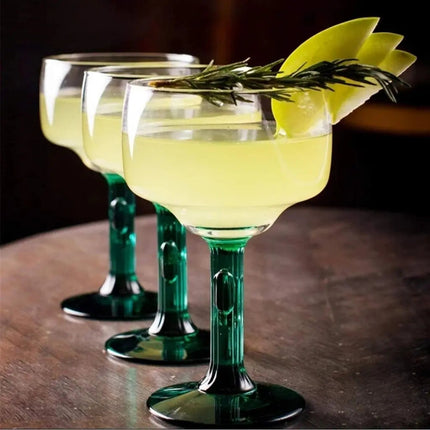 Cactus Margarita Glass, Stemmed Cocktail Glass – image 6