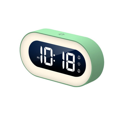 CalmGlow | Digital Alarm Clock with Night Light & Soothing Sounds | Compact Design for Relaxation 3
