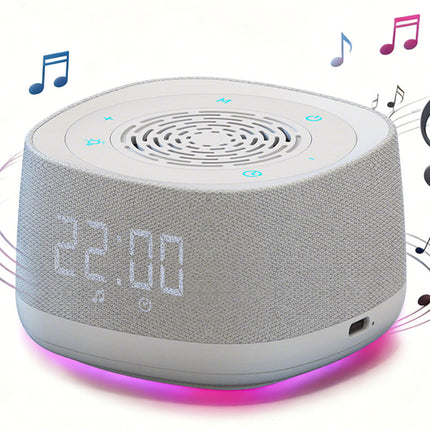 Calm Sleep | White Noise Machine for Sleep with Alarm Clock & Breathing Light | Multi-Function Device for Relaxation 2