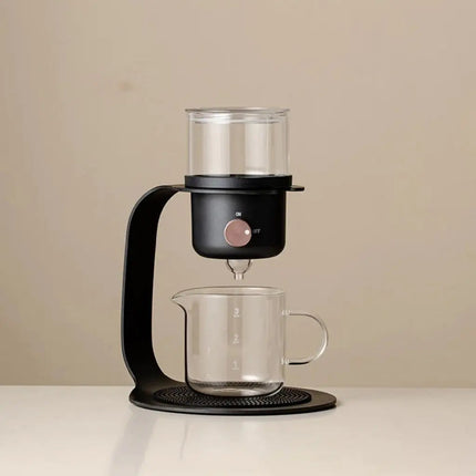 Glass Tea Brewer with Flow Control Valve and Glass Cup with Handle – image 4