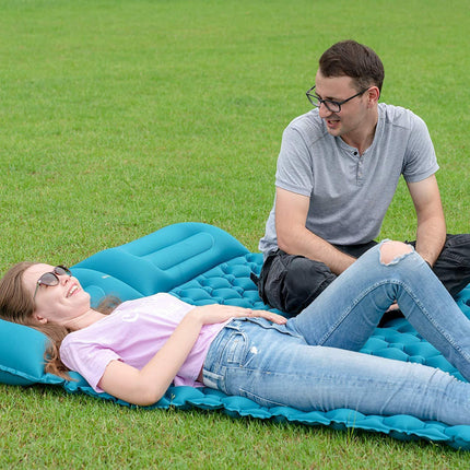 Camping Comfort | Inflatable Camping Mattress with Easy Inflation | Waterproof & Portable for Ultimate Relaxation 3