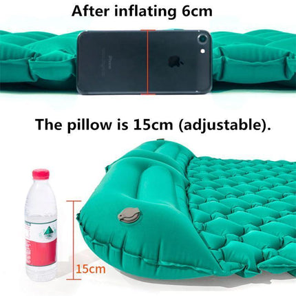 Camping Comfort | Inflatable Camping Mattress with Easy Inflation | Waterproof & Portable for Ultimate Relaxation 8