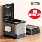 Camploo XL | Portable Toilet for Camping with Lid & Foldable Design | Extra Large Outdoor Comfort 0