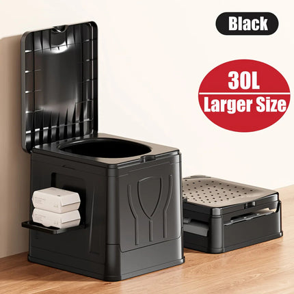 Camploo XL | Portable Toilet for Camping with Lid & Foldable Design | Extra Large Outdoor Comfort 3