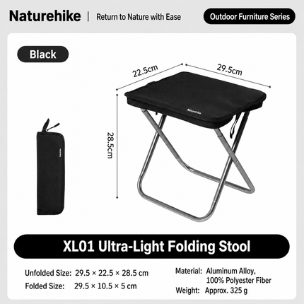 Campulux | Folding Chair with Padded Comfort & Ultralight Design | Portable Seating for Outdoor Adventures