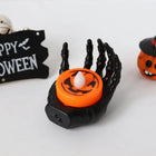 Flameless Candle with Skeleton Hand, Battery Operated Candle Light, Halloween Decorations and Halloween Party Decor