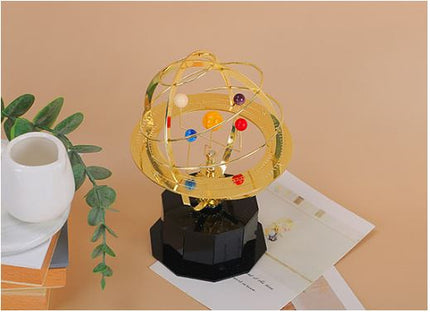 Grand Orrery Model, Solar System Model with 5 Planets and Moon