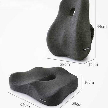 Memory Foam Seat Cushion with Lumbar Support Pillow, Tailbone Pain Cushion – image 11