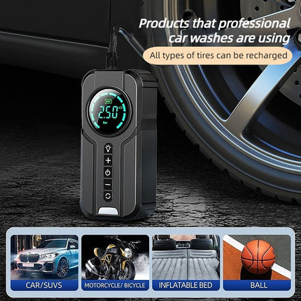 CarBoost | Smart Digital Tire Inflator with LED Light & Pressure Gauge | Fast and Durable for Emergency Use 6