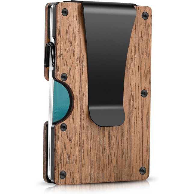 CarbonVault | Slim RFID-Blocking Wallet with Durable Money Clip | Compact Design for Maximum Security 1