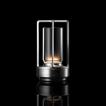 Casa Nordic | Crystal Lantern Table Lamp with Adjustable Brightness | Stylish Portable Lighting for Home & Outdoor 4