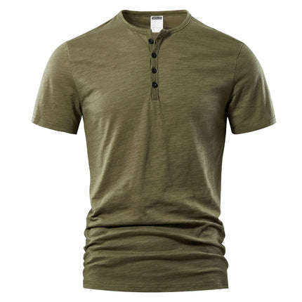Henley Shirt for Men, Mens Casual Shirts Relaxed Fit for Summer