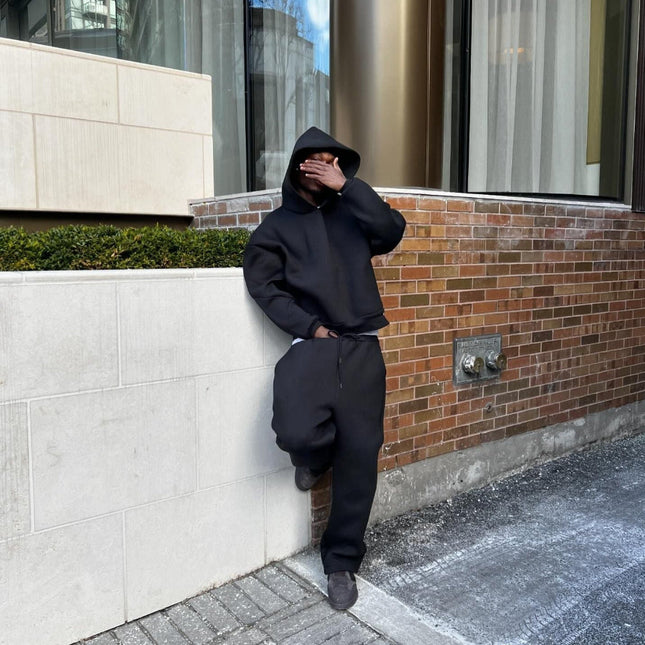 Casual Lounge Set | Oversized Hoodie & Jogger Pants for Comfort 0