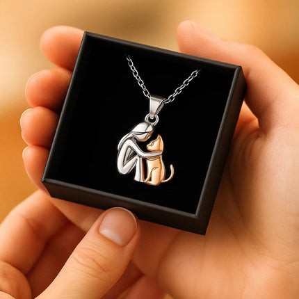 Gold Necklace for Women and Men, 14K Gold Plated Pendant Necklace – image 5