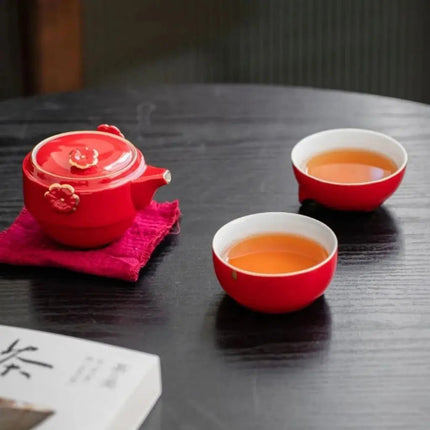 Travel Tea Set with Case, Portable Chinese Tea Set for Office and On the Go – image 6