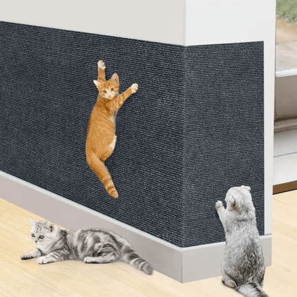 Cat Scratch Pad | Durable Polyester Scratcher Board with Easy Installation | Versatile Design for Furniture Protection 10