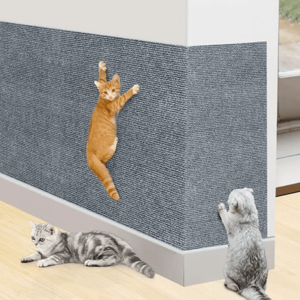 Cat Scratch Pad | Durable Polyester Scratcher Board with Easy Installation | Versatile Design for Furniture Protection 8