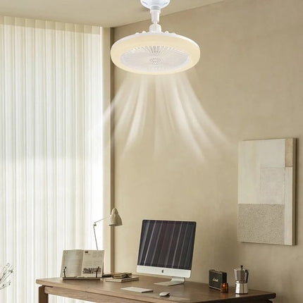 Ceiling Fan Light | Low Profile Ceiling Fan with Remote & LED Lighting | Modern Design for Efficient Comfort 3