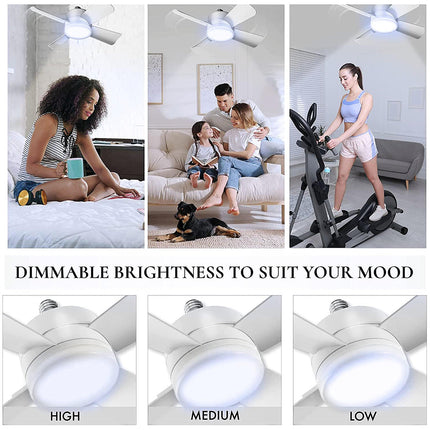 Ceiling Fans with Lights | Modern LED Ceiling Fan with Remote Control | Super Bright Illumination for Enhanced Comfort 5