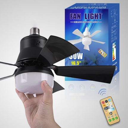 Ceiling Fans with Lights | Portable Fan & Light Combo with Remote Control | Easy Installation for Instant Comfort 12