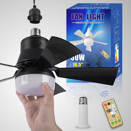 Ceiling Fans with Lights | Portable Fan & Light Combo with Remote Control | Easy Installation for Instant Comfort 9