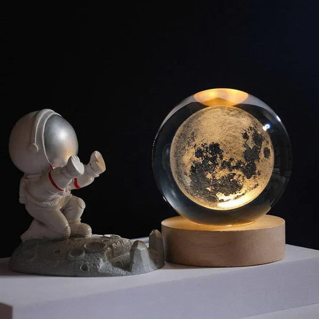 CelestialGlow | LED Night Light with 3D Planet Engravings | Magical Ambiance for Dreamy Spaces 0