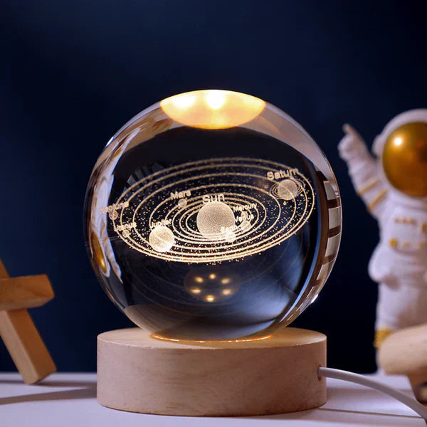 CelestialGlow | LED Night Light with 3D Planet Engravings | Magical Ambiance for Dreamy Spaces 1