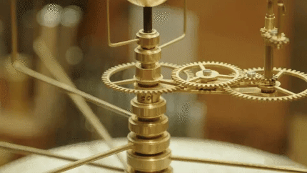 Celestial Brass | Solar System Orrery with Manual Rotation | Elegant Desktop Model for Educational Display 5