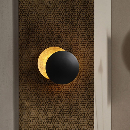 Celestial Glow | LED Wall Sconce with Backlit Halo Design | Modern Wall Light for Artistic Ambiance 4