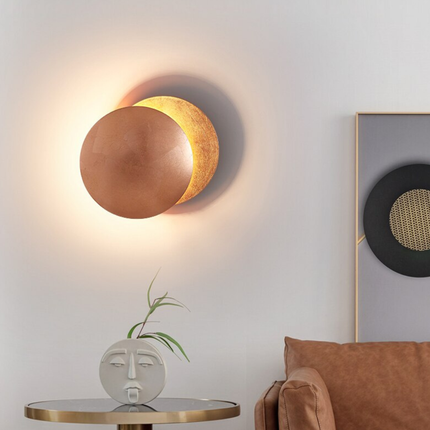 Celestial Glow | LED Wall Sconce with Backlit Halo Design | Modern Wall Light for Artistic Ambiance 6