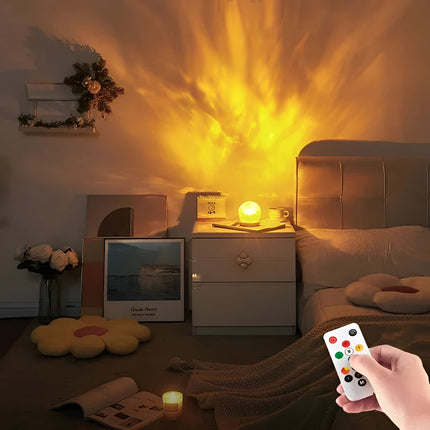 Celestial Mood Projector | Star-Pattern Lamp with Calming Projections | Elegant Design for Relaxation 3