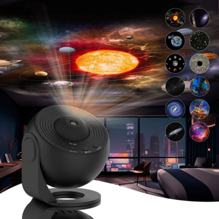Celestial Oasis | Galaxy Projector Night Light with 360° Rotation | Transform Any Space into a Cosmic Experience 1