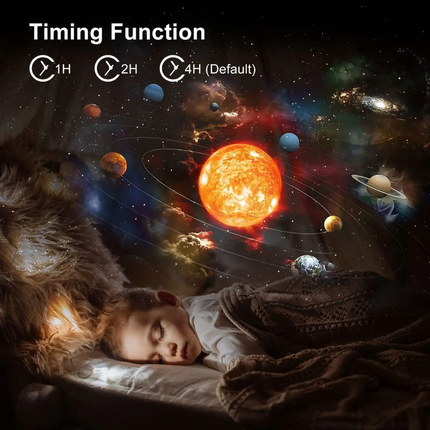 Celestial Oasis | Galaxy Projector Night Light with 360° Rotation | Transform Any Space into a Cosmic Experience 4