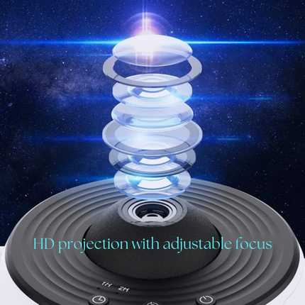 Celestial Oasis | Galaxy Projector Night Light with 360° Rotation | Transform Any Space into a Cosmic Experience 7