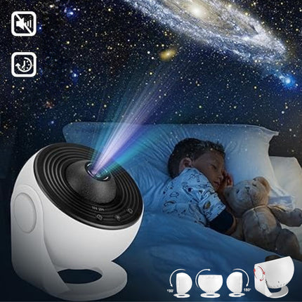 Celestial Oasis | Galaxy Projector Night Light with 360° Rotation | Transform Any Space into a Cosmic Experience 9