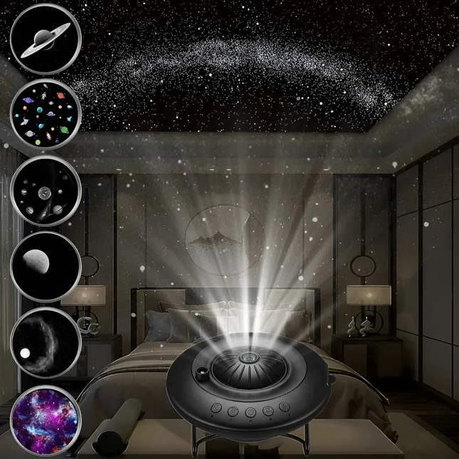Celestial Projector | Galaxy Projector with Rotating Effects | Stunning Cosmic Ambiance for Home & Kids 0