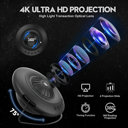 Celestial Projector | Galaxy Projector with Rotating Effects | Stunning Cosmic Ambiance for Home & Kids 1