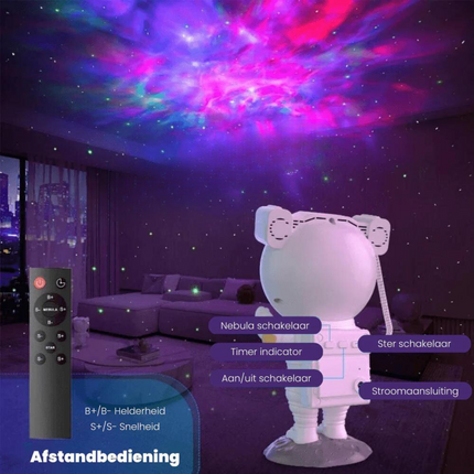 Celestial Wonders | Galaxy Projector with Holographic Effects | Immersive Starry Ambiance for Any Occasion 4