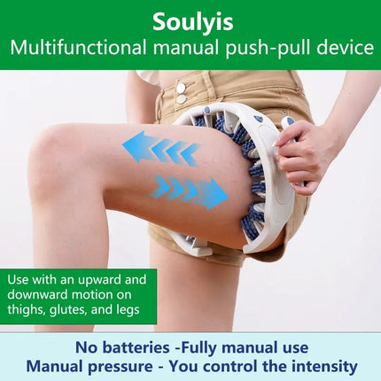 Cellulite Roller | 360° Deep-Tissue Massage Tool with Adjustable Width | Enhance Circulation for Toned Legs 3
