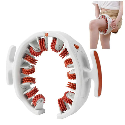 Cellulite Roller | 360° Deep-Tissue Massage Tool with Adjustable Width | Enhance Circulation for Toned Legs 4