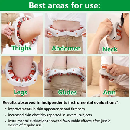 Cellulite Roller | 360° Deep-Tissue Massage Tool with Adjustable Width | Enhance Circulation for Toned Legs 6